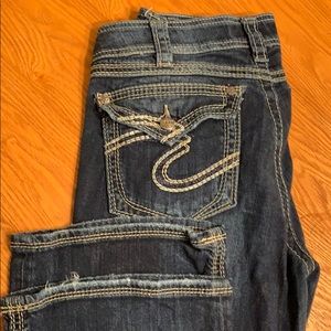 Silver brand suki surplus 33x34